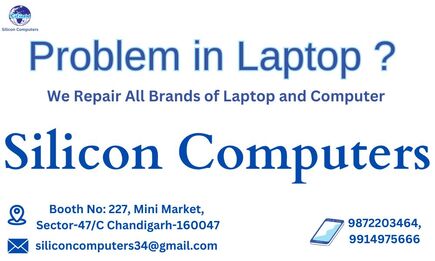 Laptop and compute repair in Chandigarh, Mohali and Panchkula.
